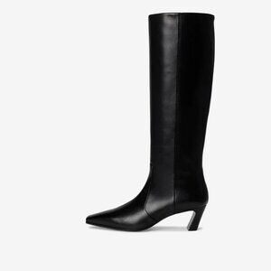 Stuart Weitzman Stassi 50 Black Leather Knee High Boots- Size 8M